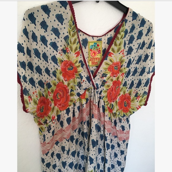 Johnny Was Tops - Johnny Was long tunic large